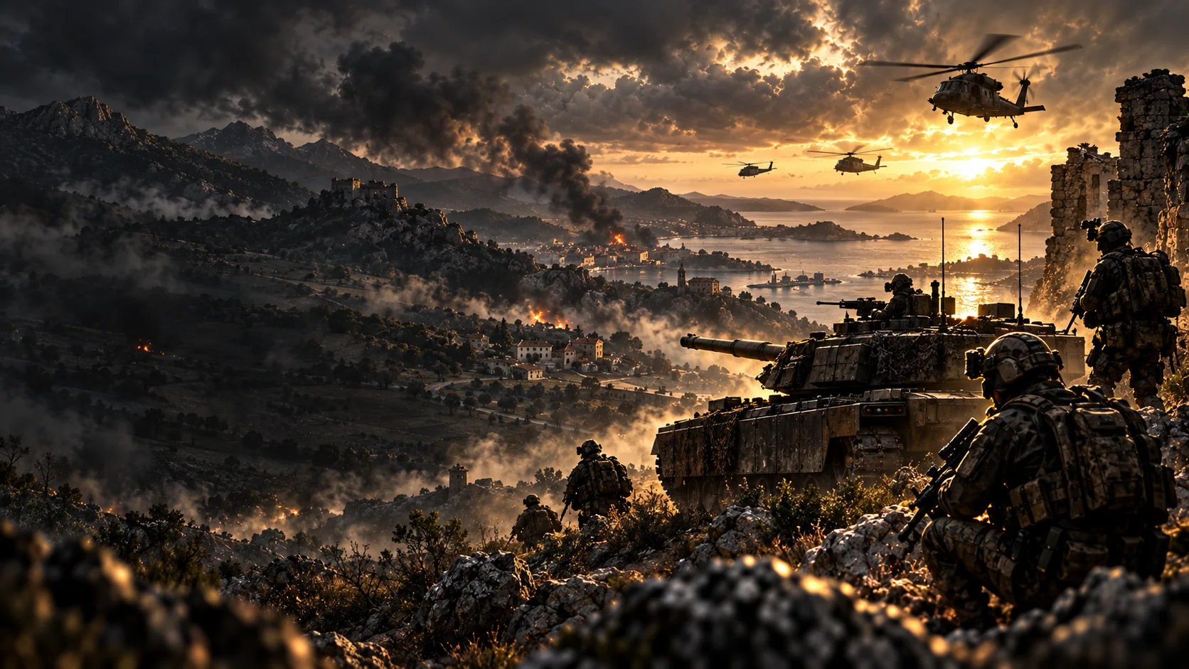 An SPH night operation